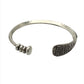 Sterling Silver Hilltribe Flat End Cuff Bracelet