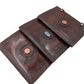 Camel Leather Gemstone Journal | Mandala | 10" x 7" x 1/2"