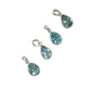 Teardrop Blue Topaz Pendants