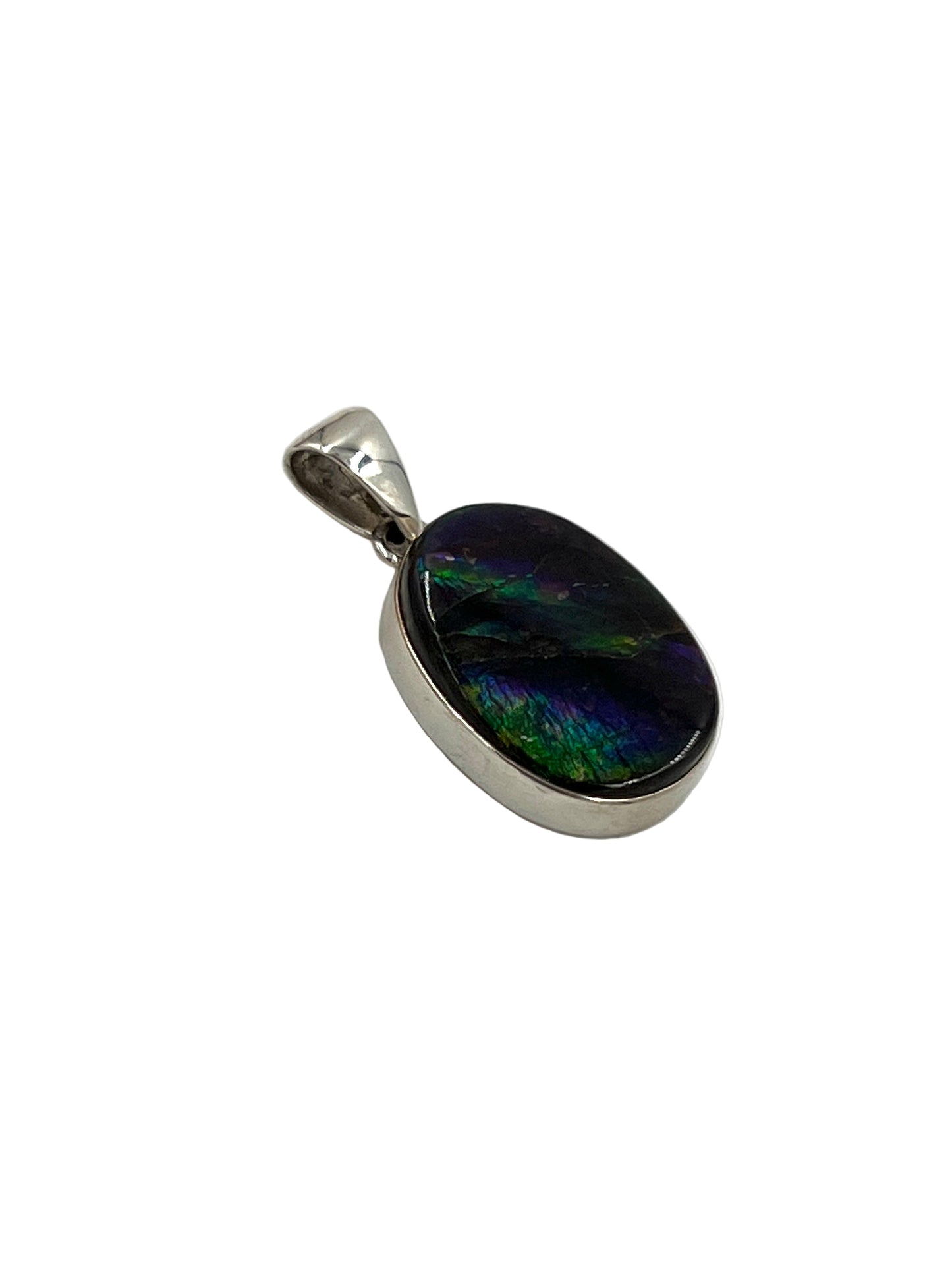 Ammolite Freeform Pendants