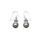 Braided Gemstone Earrings