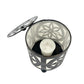 Handcut Flower Iron Candle Holders w/ Lid