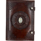 Camel Leather Gemstone Journal | Spiked Mandala | 10" x 7" x 1/2"