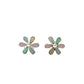 Sterling Silver Shell Daisy Studs
