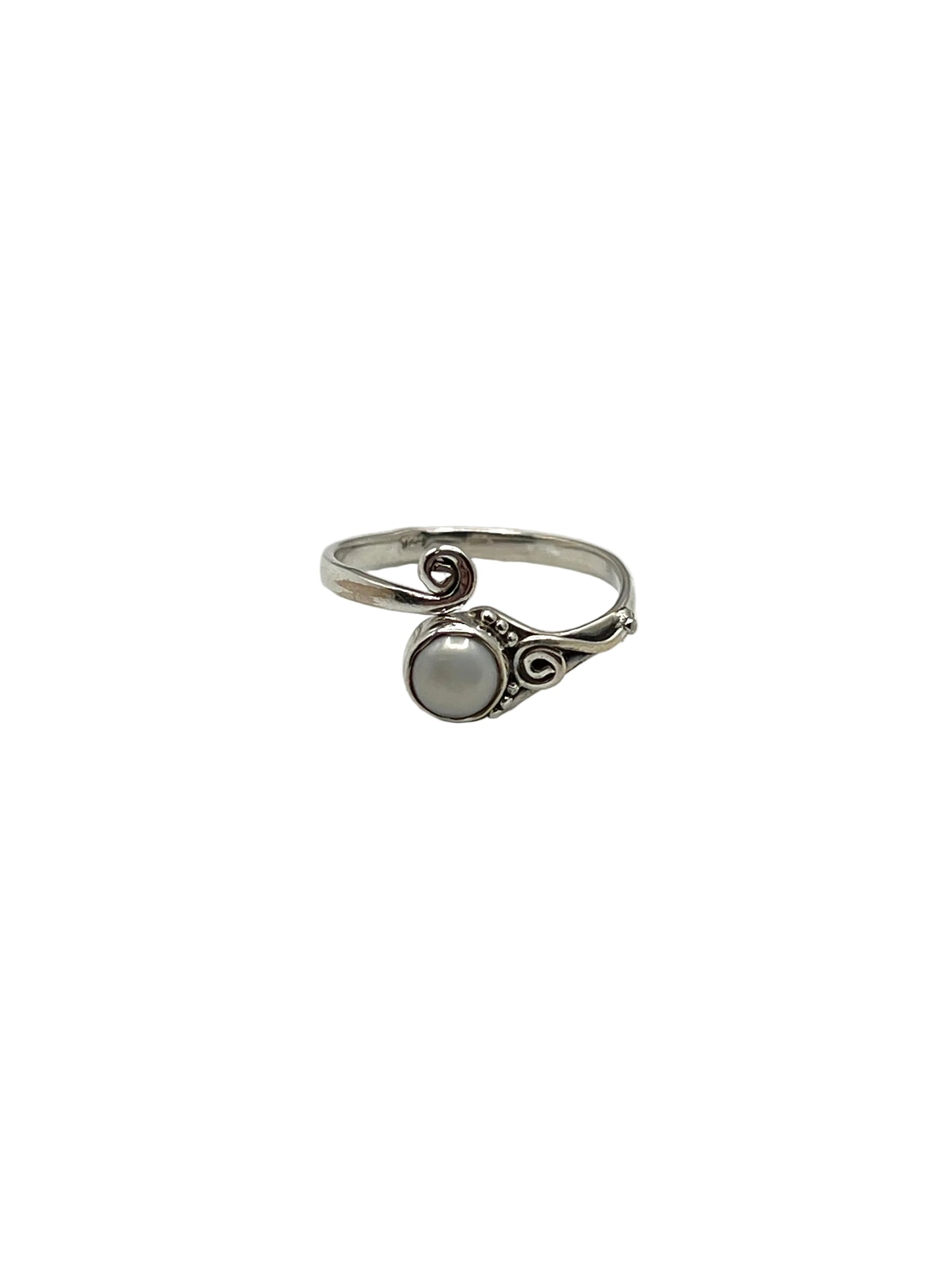 Swirl Gemstone Wrap Rings