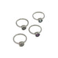 Circle Gemstone Beaded Ring
