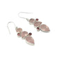 Teardrop Rose Quartz & Tourmaline Earrings
