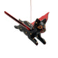 Mini Flying Kitty Spirit Chaser Black & Tan Polka Dot