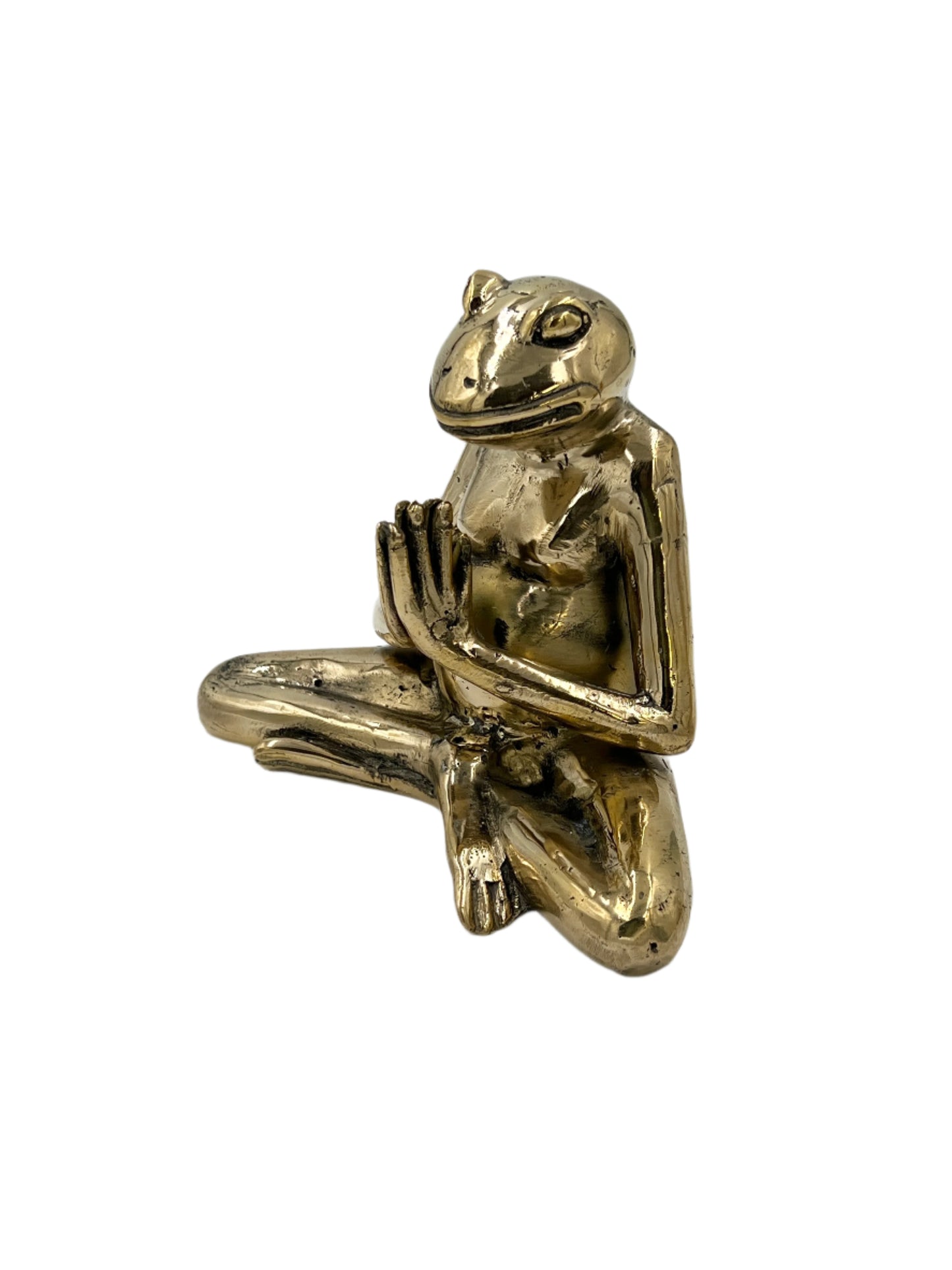 Bronze Meditating Frog