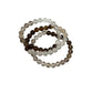 Smoky Quartz & Clear Quartz Stretchy Bracelets
