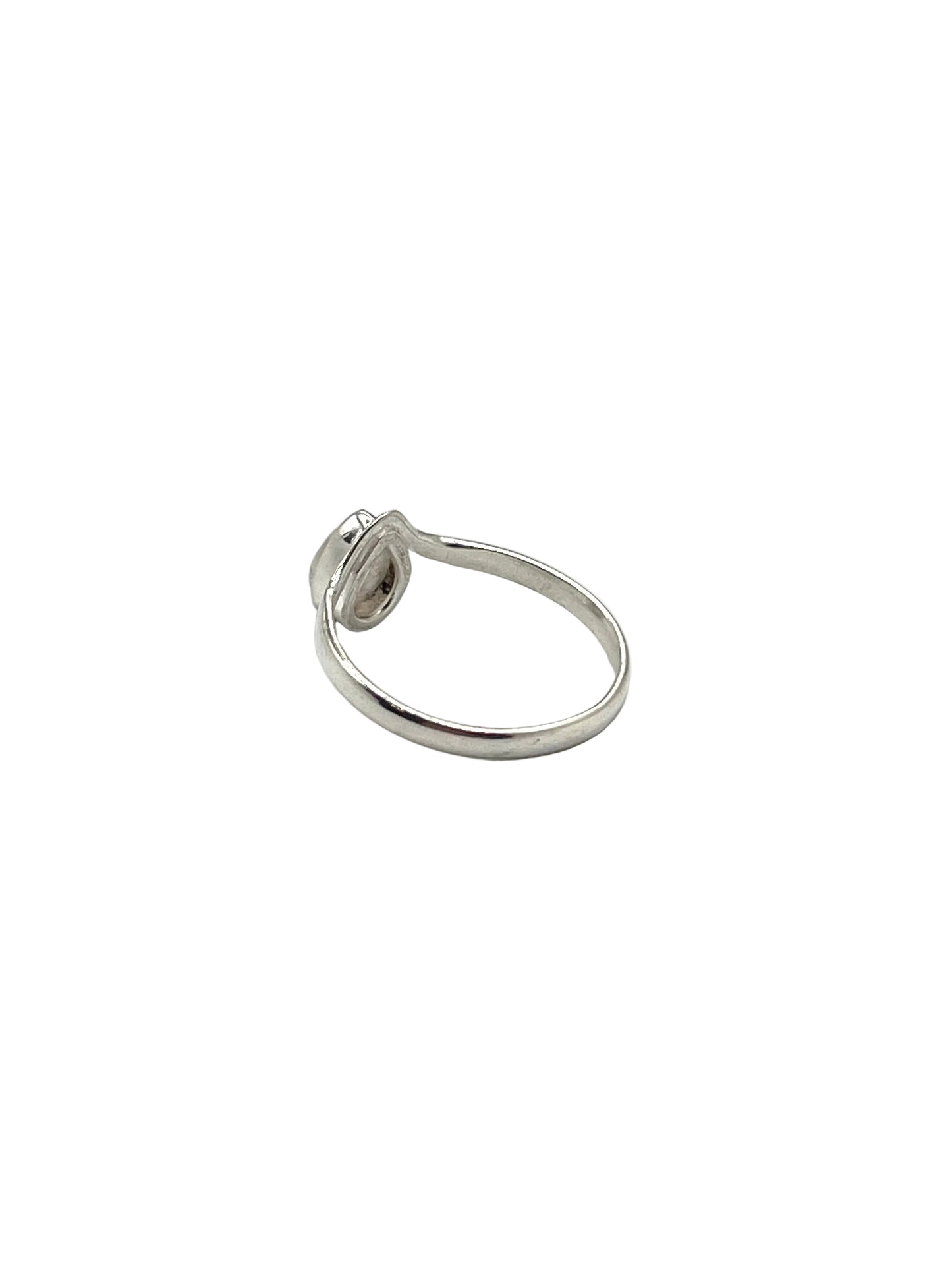 Teardrop Crown Gemstone Rings
