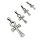 Silver Hieroglyphics Ankh Pendants
