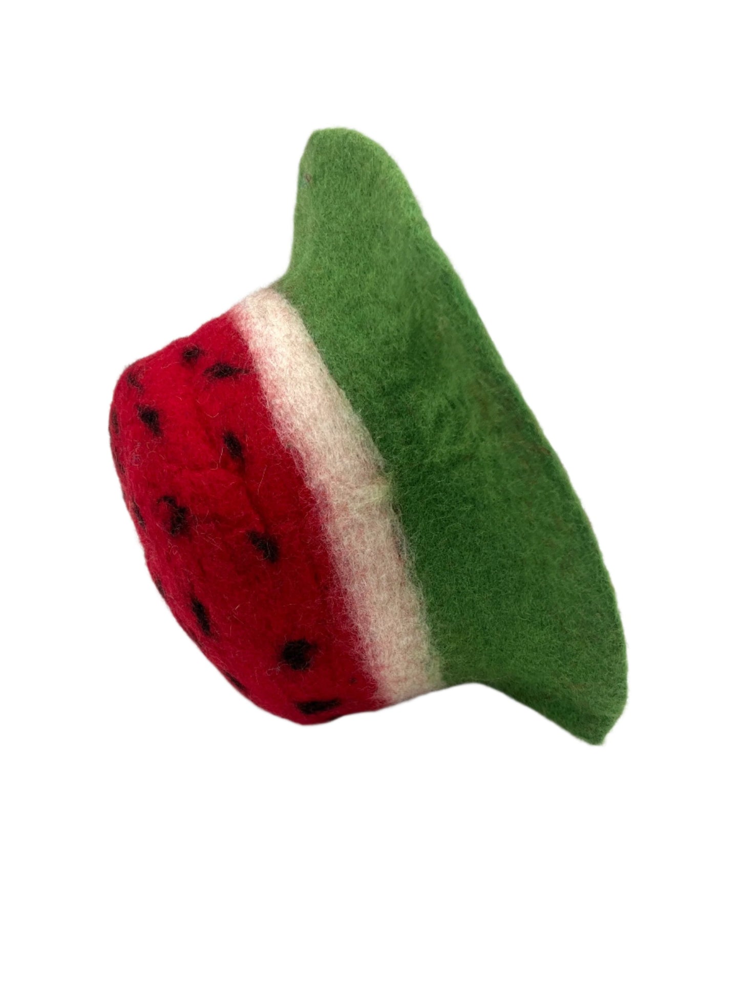 Hand felted Watermelon Wool Hats