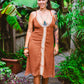 Desert Rose Woven Mesh Dress