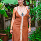Desert Rose Woven Mesh Dress
