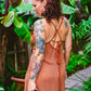 Desert Rose Woven Mesh Dress