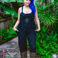 Desert Rose Block Print Overalls