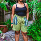 Cotton Drawstring Shorts with Gheri Pockets