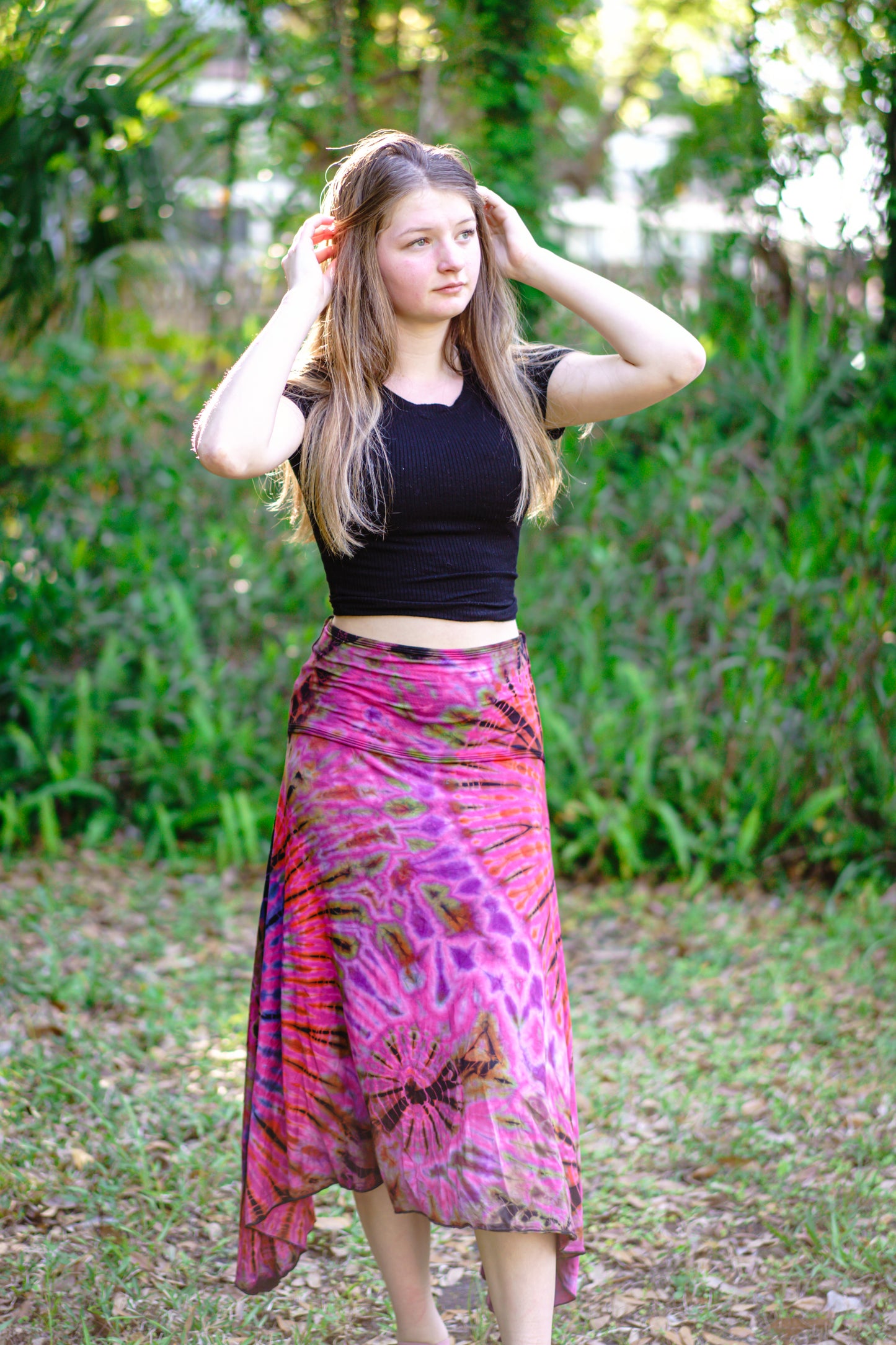 Tie Dyed Flowy Skirts