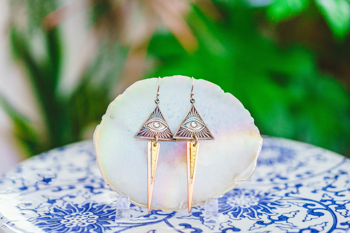 All Seeing Eye Earrings by Carlos Montanaro & Crystal Rivera