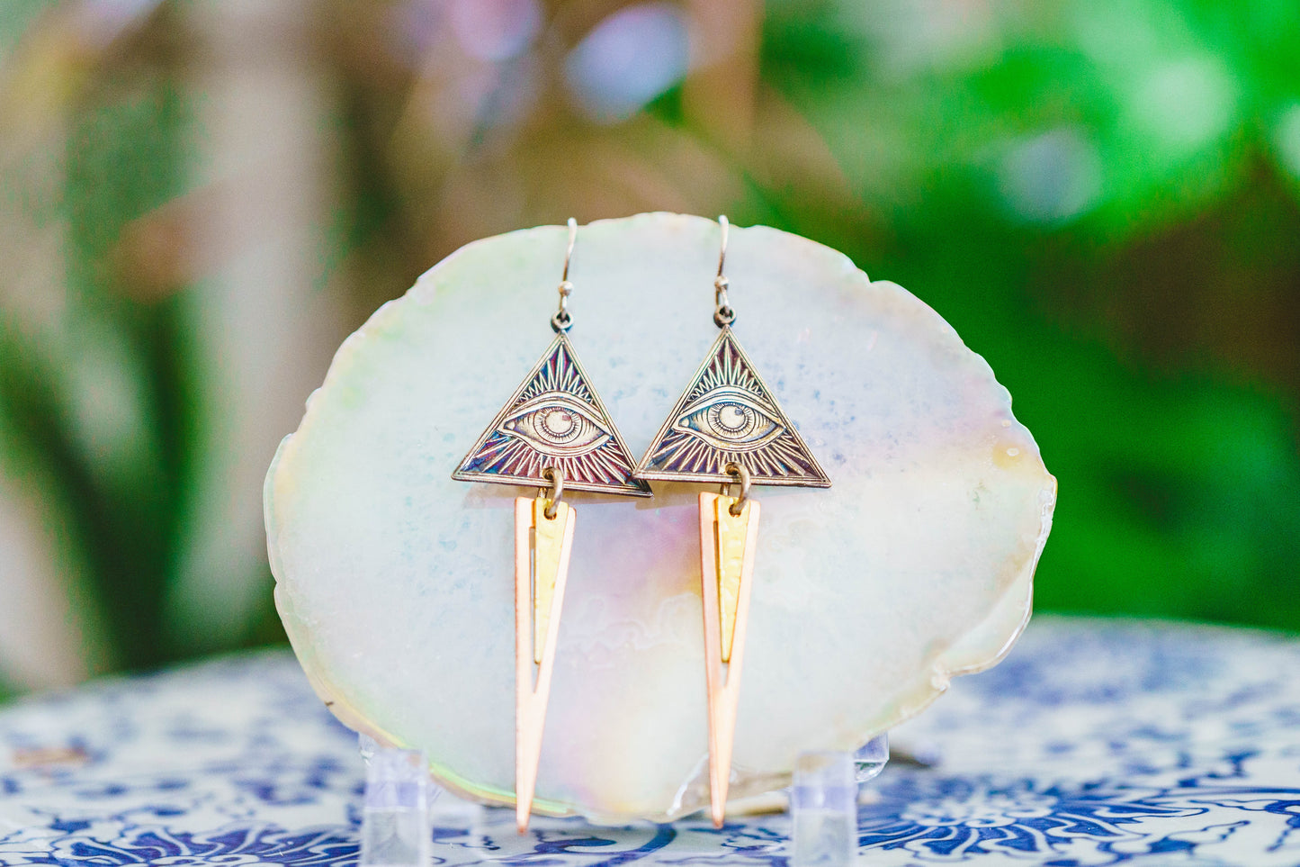 All Seeing Eye Earrings by Carlos Montanaro & Crystal Rivera