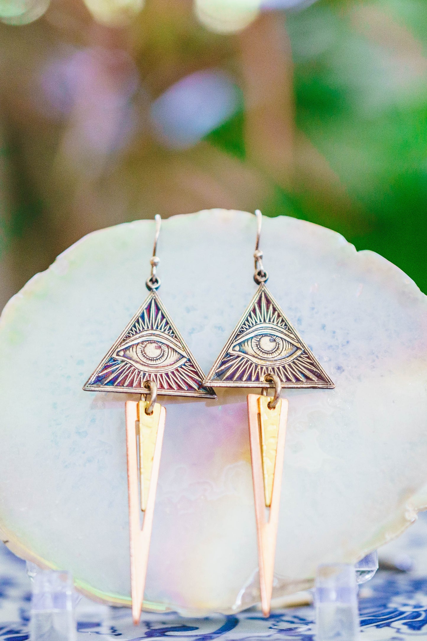 All Seeing Eye Earrings by Carlos Montanaro & Crystal Rivera