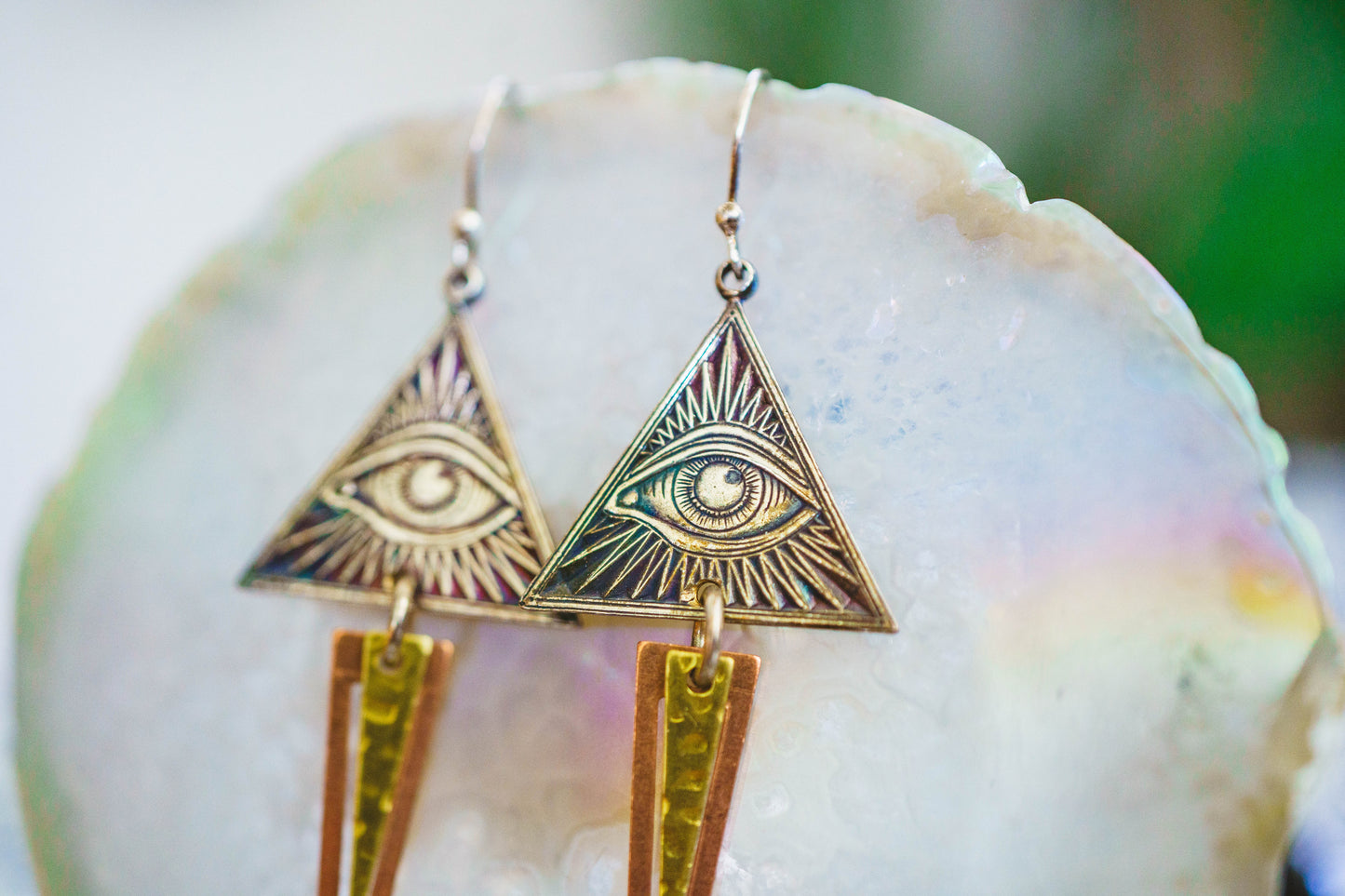 All Seeing Eye Earrings by Carlos Montanaro & Crystal Rivera