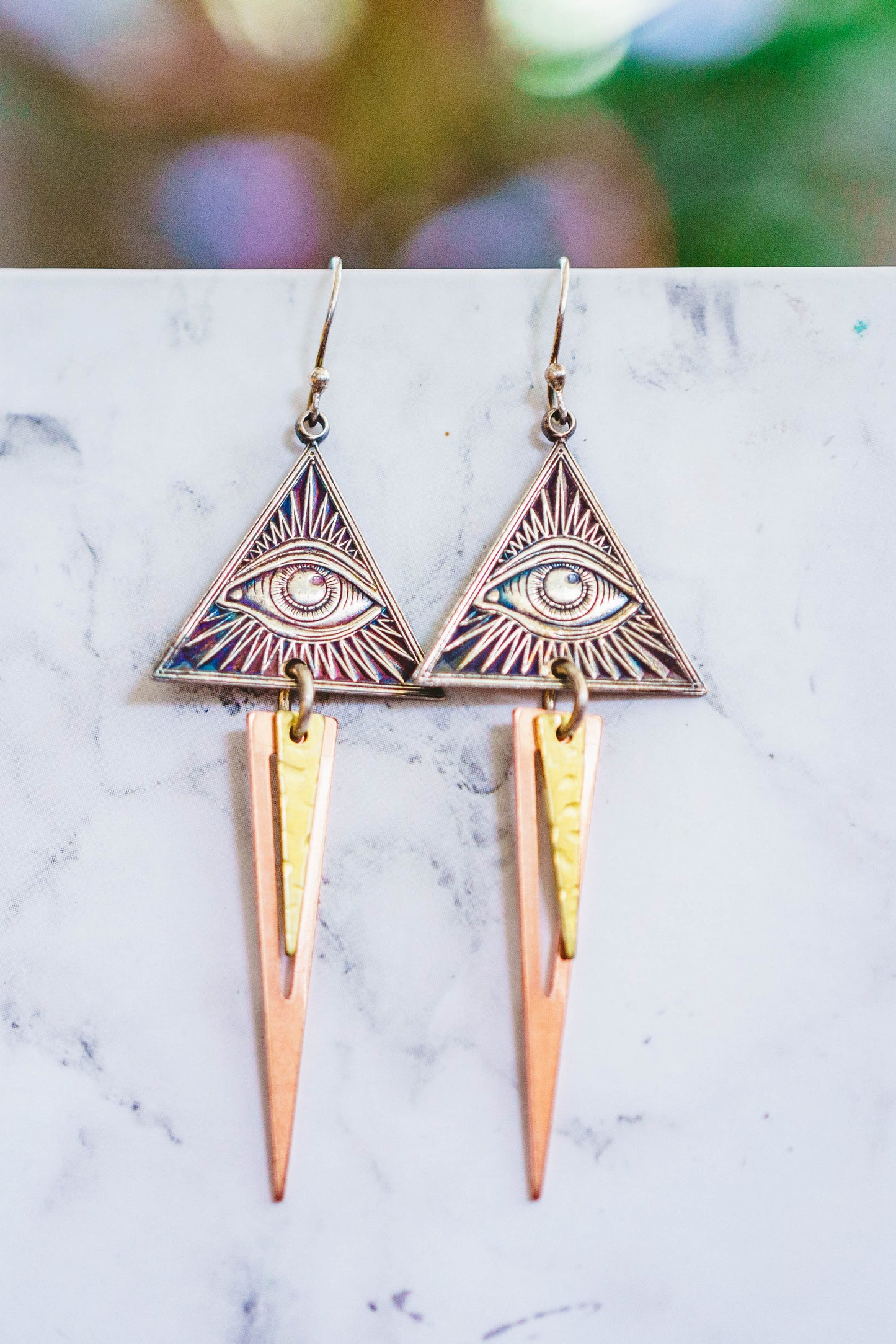 All Seeing Eye Earrings by Carlos Montanaro & Crystal Rivera