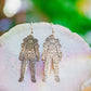Spaceman Earrings by Carlos Montanaro & Crystal Rivera