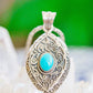 Sterling Silver Special Jayli work Gemstone Pendant