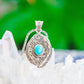 Sterling Silver Special Jayli work Gemstone Pendant