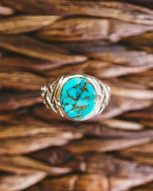 Sterling Silver Celtic Knot Gemstone Rings