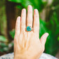 Sterling Silver Celtic Knot Gemstone Rings