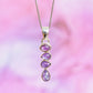 Sterling Silver Tanzanite Pendants