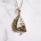 Silver Astrophyllite & Gemstone Pendants