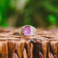 Sterling Silver Gemstone Wave Design Rings