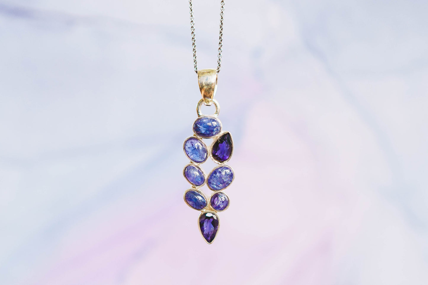 Sterling Silver Tanzanite Pendants