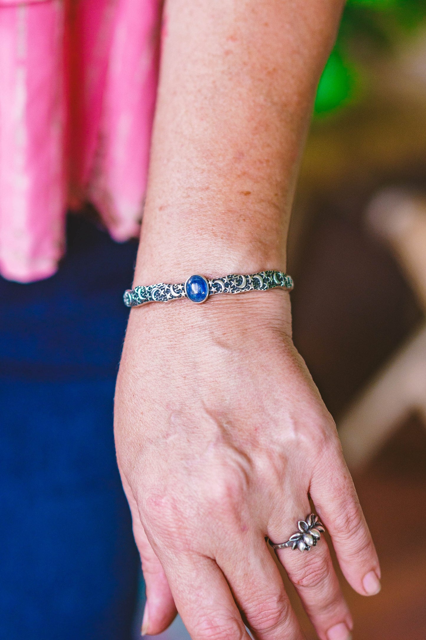 Sterling Silver Moon and Star Bracelets