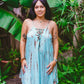 Tie Dyed Striped Sundress