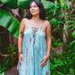 Tie Dyed Striped Sundress