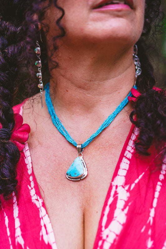 Sterling Silver Turquoise Pendants