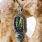 Ganesh Moldavite & Opal Pendants