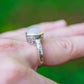 Sterling Silver Moonstone Royal Ring