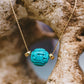 Turquoise Longevity Gold Filled Necklace