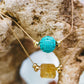 Turquoise Longevity Gold Filled Necklace