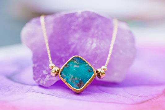 Turquoise Gold Filled Necklace