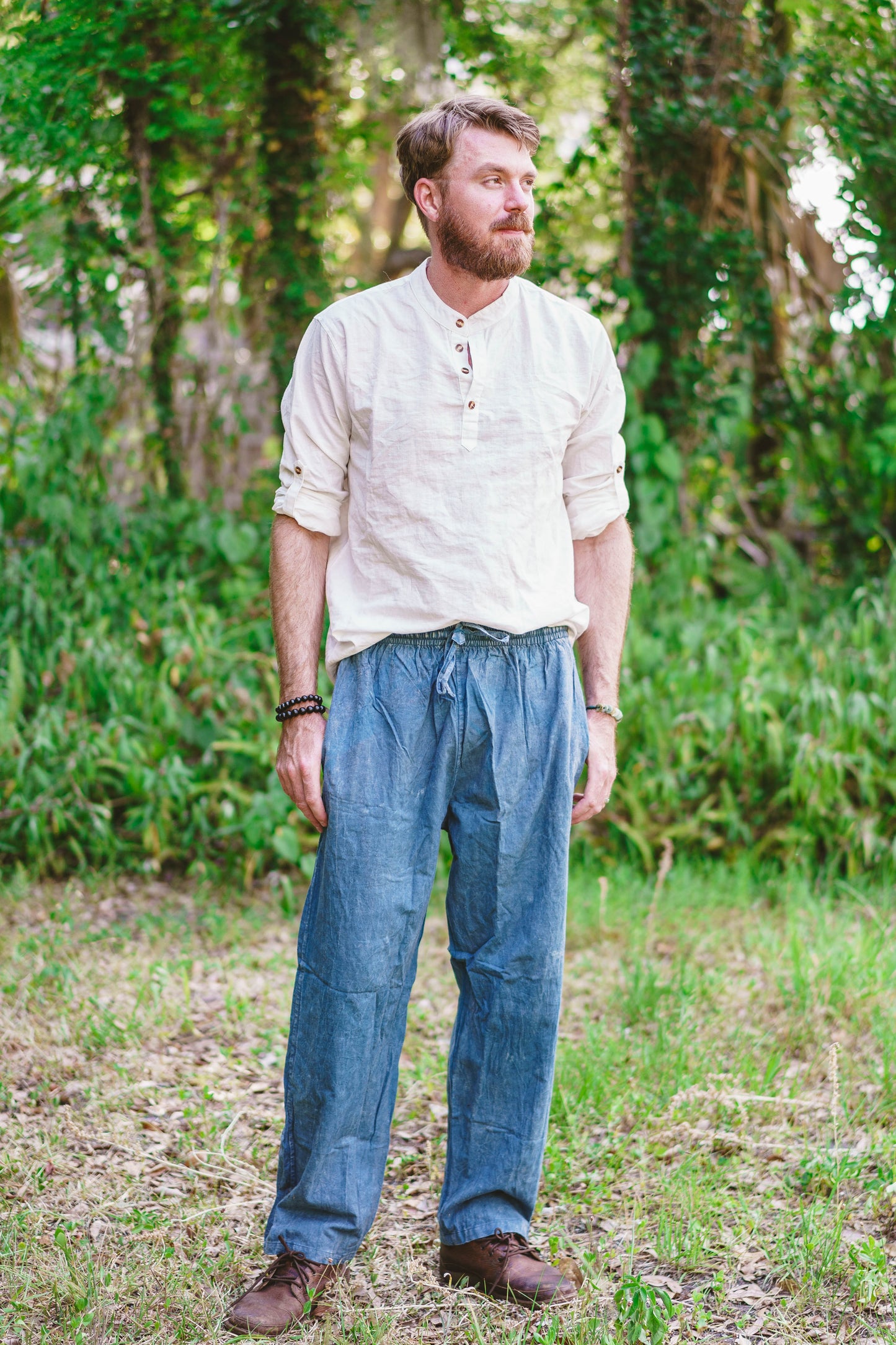 Hemp Drawstring Pants