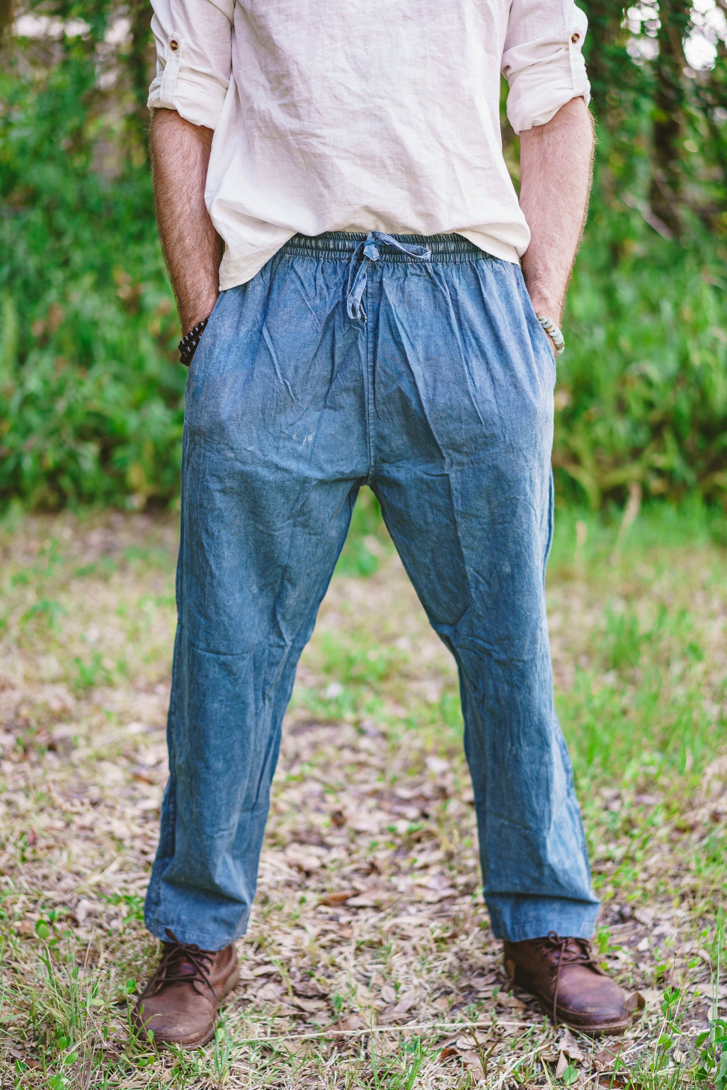 Hemp Drawstring Pants