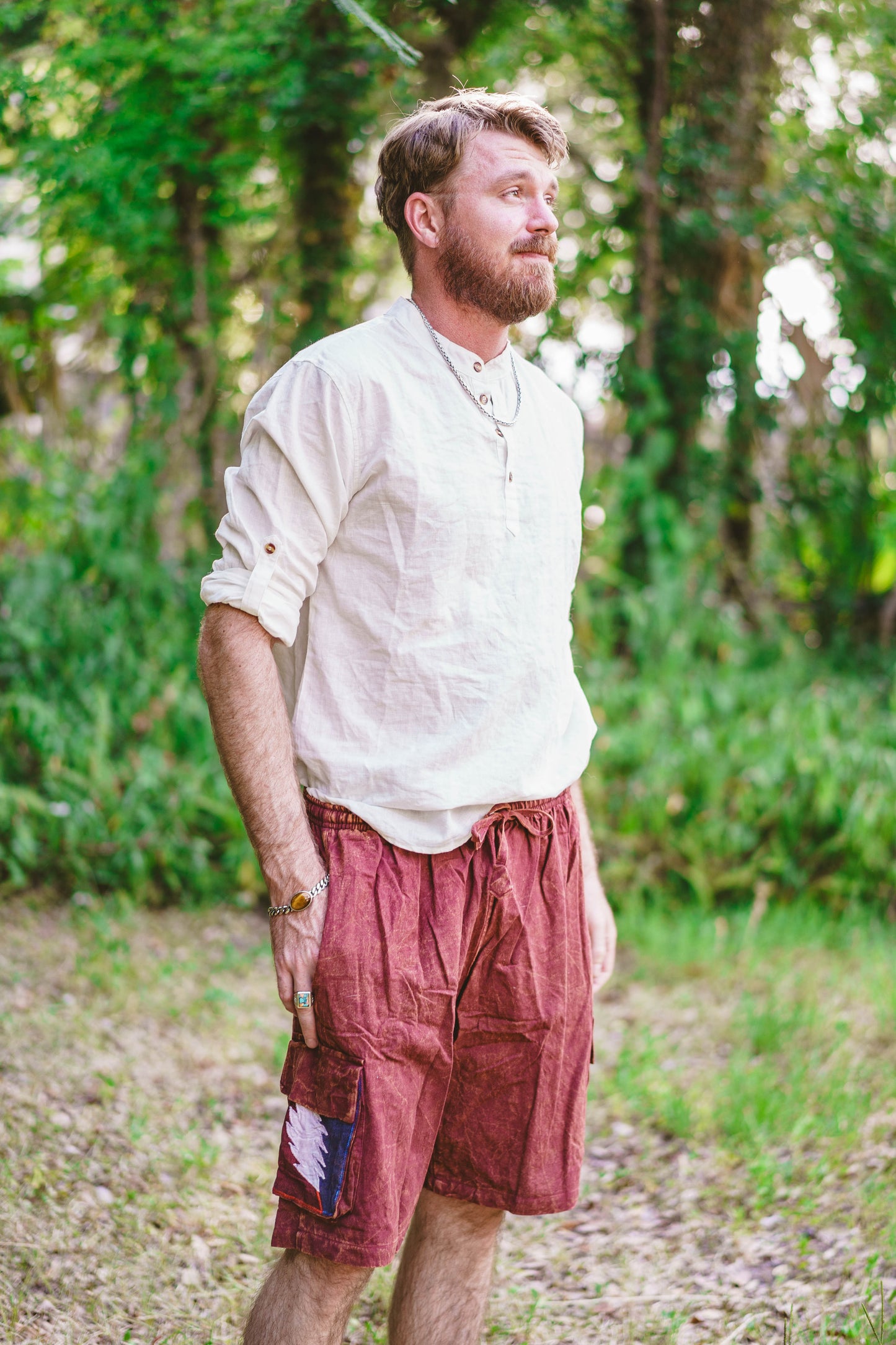 Cotton Lightning Bolt Shorts