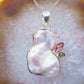 Sterling Silver Pearl & Tourmaline Pendants